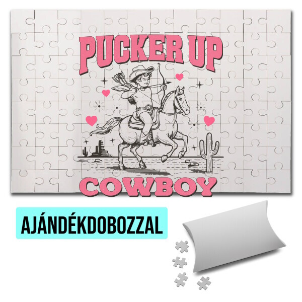 Puzzle - kirakó ajándékdobozzal