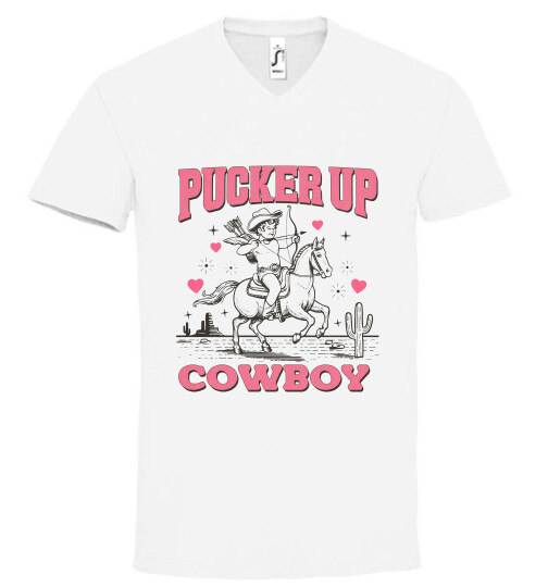 Unisex V nyakú póló