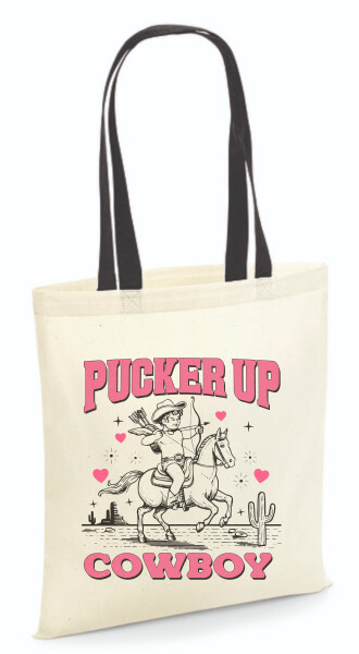 Vászontáska - színes fülű 