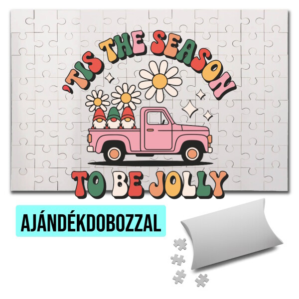 Puzzle - kirakó ajándékdobozzal
