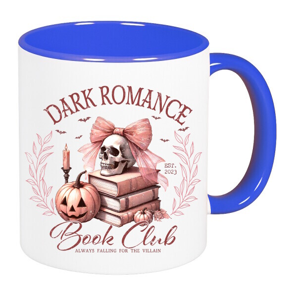 Színes fülű és belsejű bögre