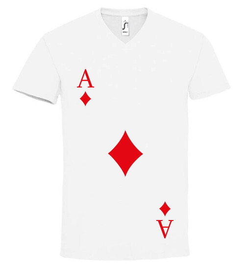 Unisex V nyakú póló