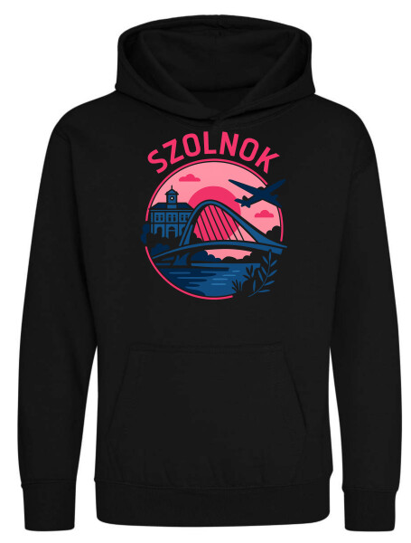 Kapucnis belebújós gyerek pulóver