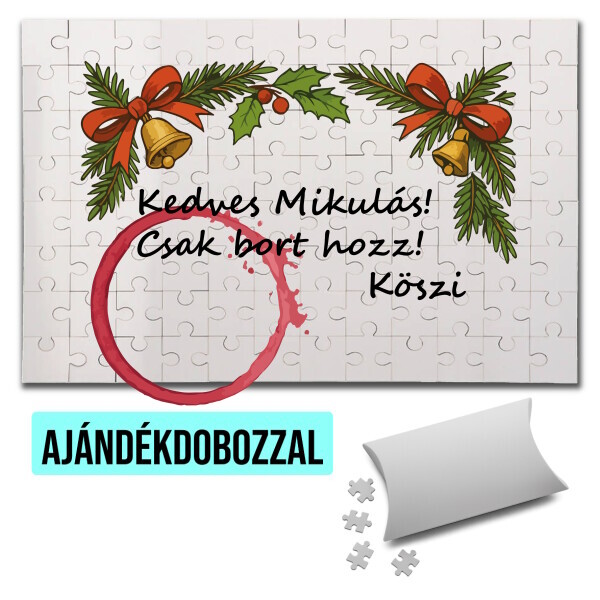 Puzzle - kirakó ajándékdobozzal