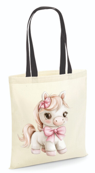 Vászontáska - színes fülű 