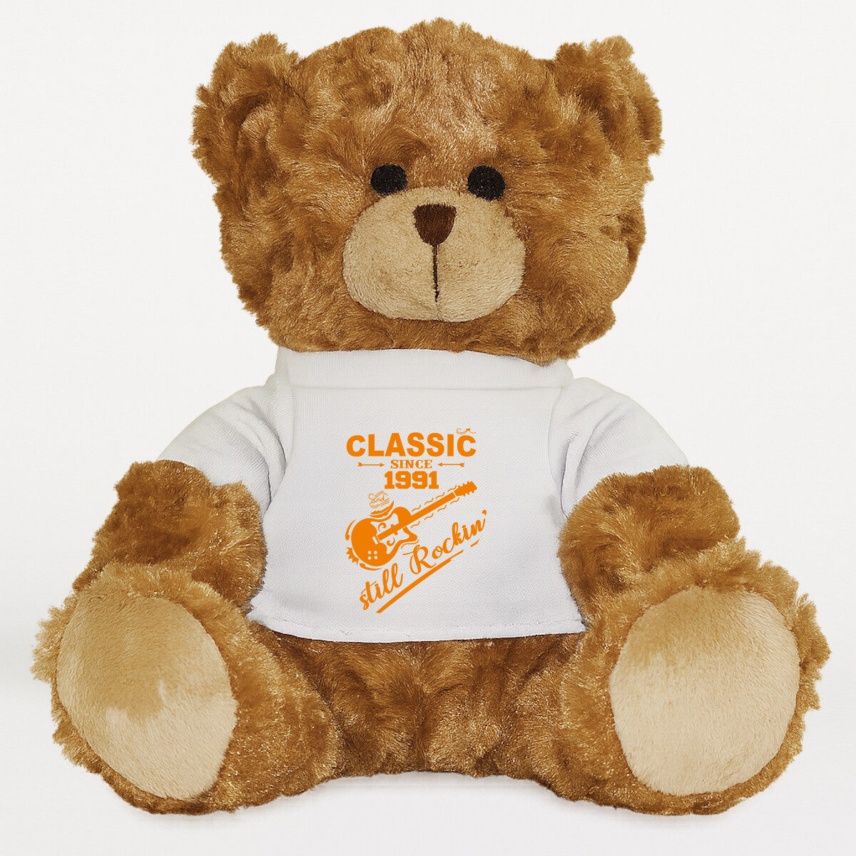 Plüssmaci egyedi pólóval