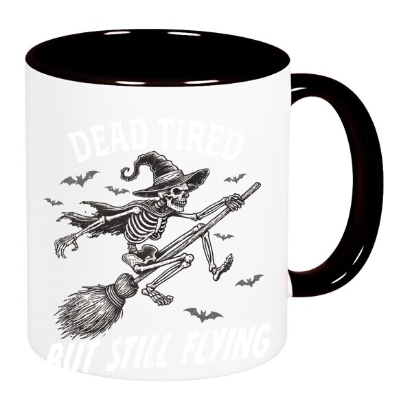 Színes fülű és belsejű bögre