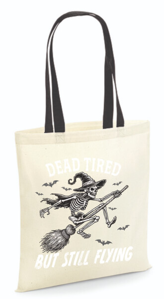 Vászontáska - színes fülű 