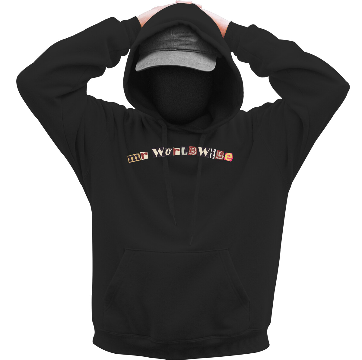 Kapucnis belebújós pulóver