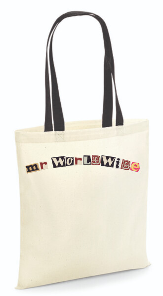 Vászontáska - színes fülű 