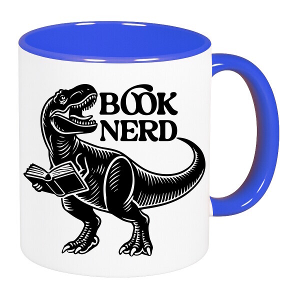 Színes fülű és belsejű bögre