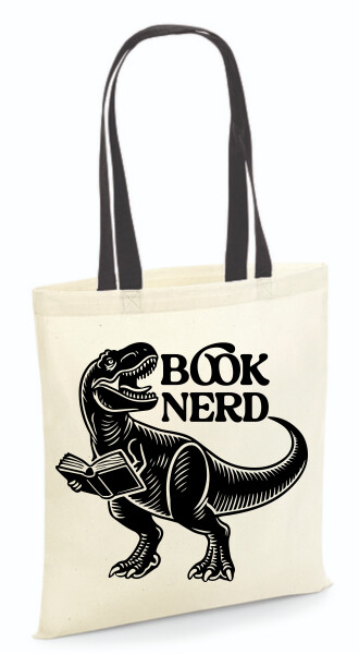 Vászontáska - színes fülű 