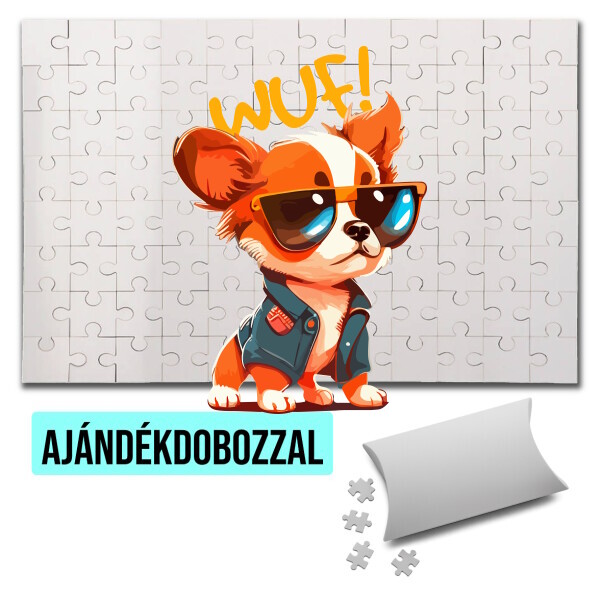 Puzzle - kirakó ajándékdobozzal