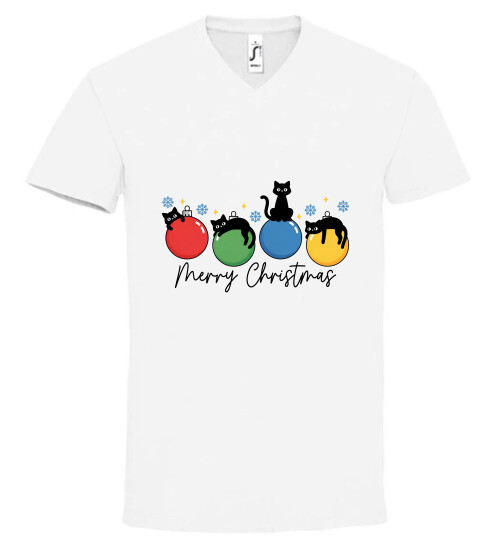 Unisex V nyakú póló