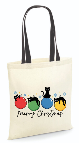 Vászontáska - színes fülű 