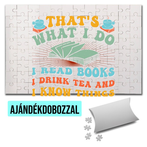 Puzzle - kirakó ajándékdobozzal