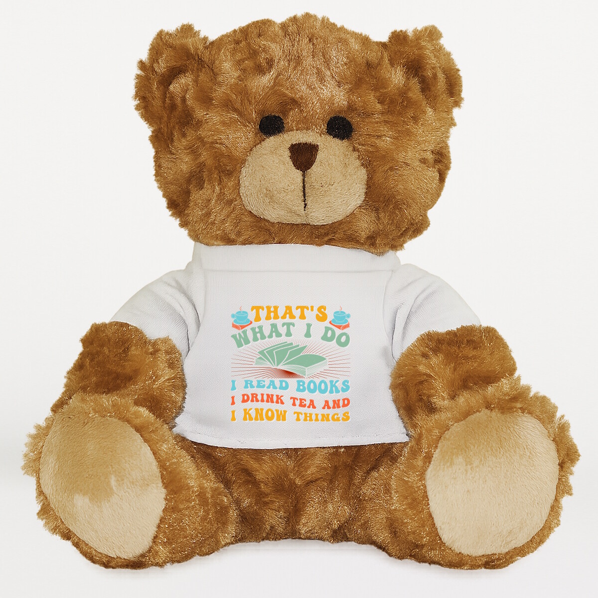 Plüssmaci egyedi pólóval