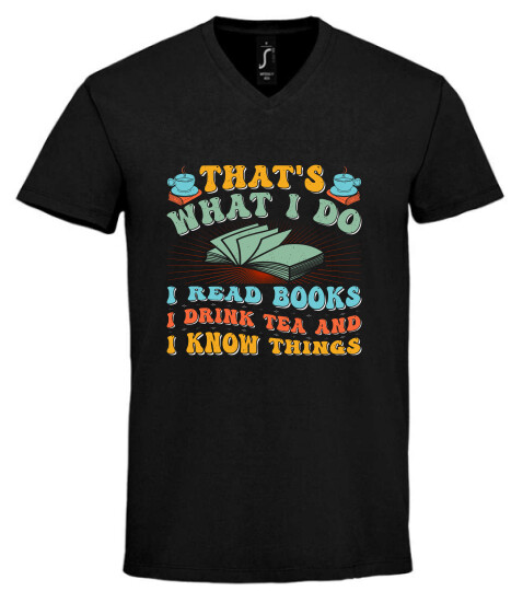 Unisex V nyakú póló