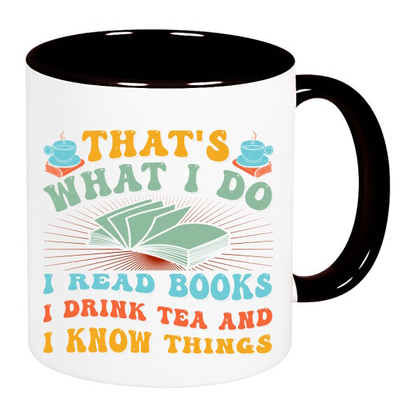 Színes fülű és belsejű bögre