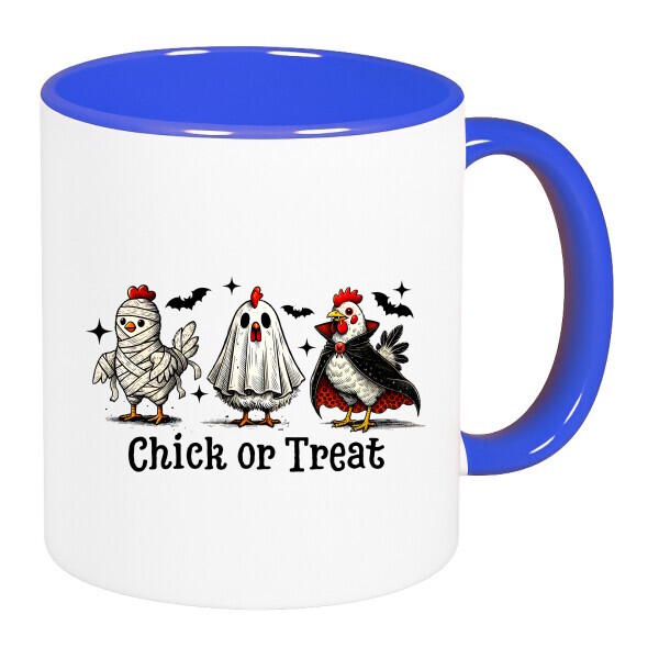 Színes fülű és belsejű bögre