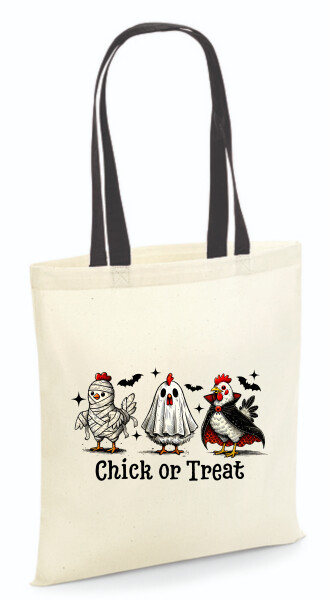 Vászontáska - színes fülű 