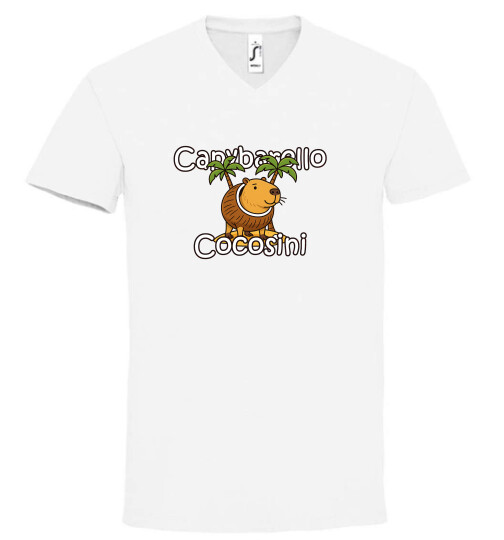 Unisex V nyakú póló