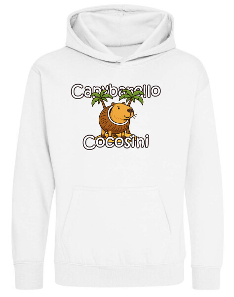 Kapucnis belebújós gyerek pulóver