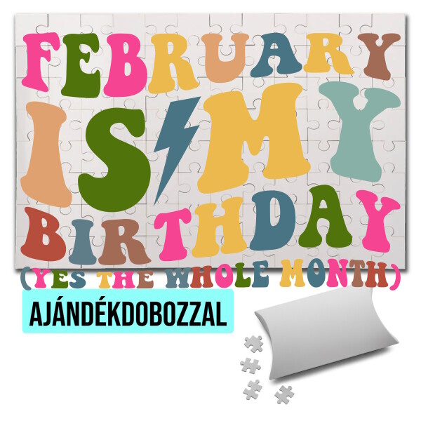 Puzzle - kirakó ajándékdobozzal