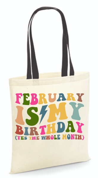 Vászontáska - színes fülű 