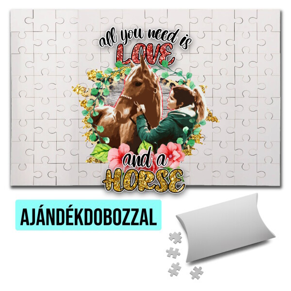 Puzzle - kirakó ajándékdobozzal