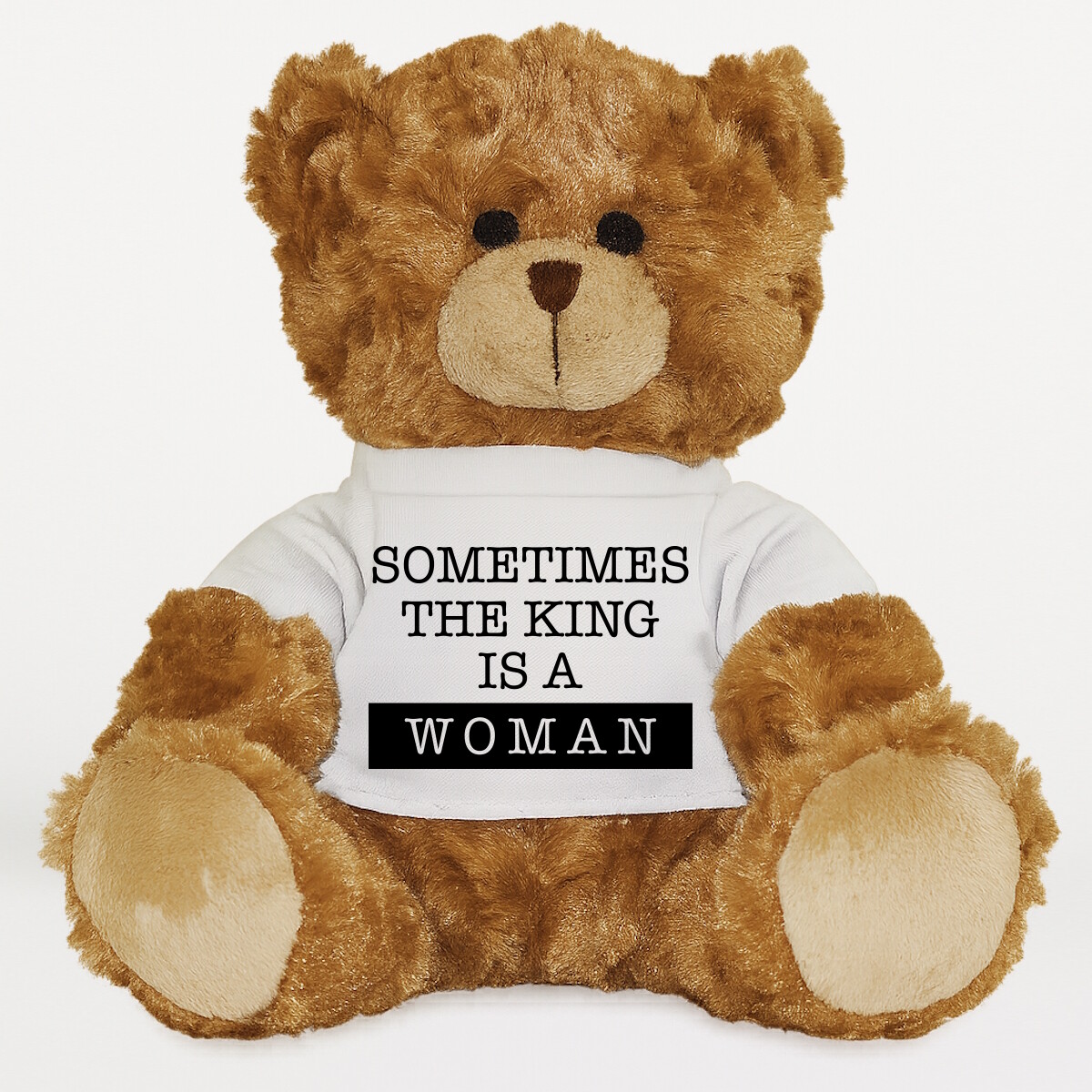 Plüssmaci egyedi pólóval