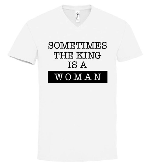 Unisex V nyakú póló