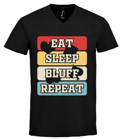 Unisex V nyakú póló