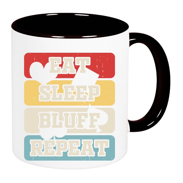 Színes fülű és belsejű bögre