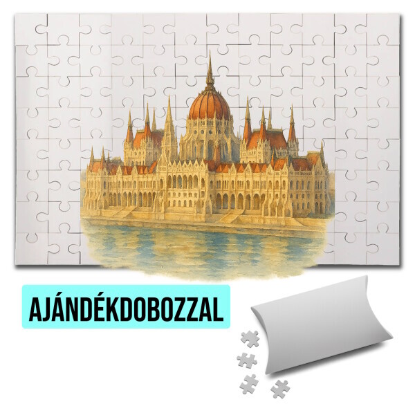 Puzzle - kirakó ajándékdobozzal