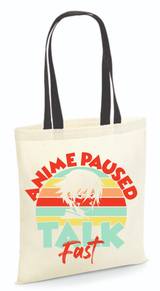 Vászontáska - színes fülű 