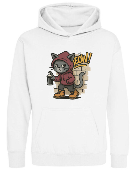 Kapucnis belebújós gyerek pulóver