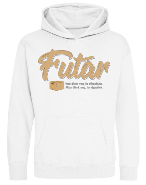 Kapucnis belebújós gyerek pulóver