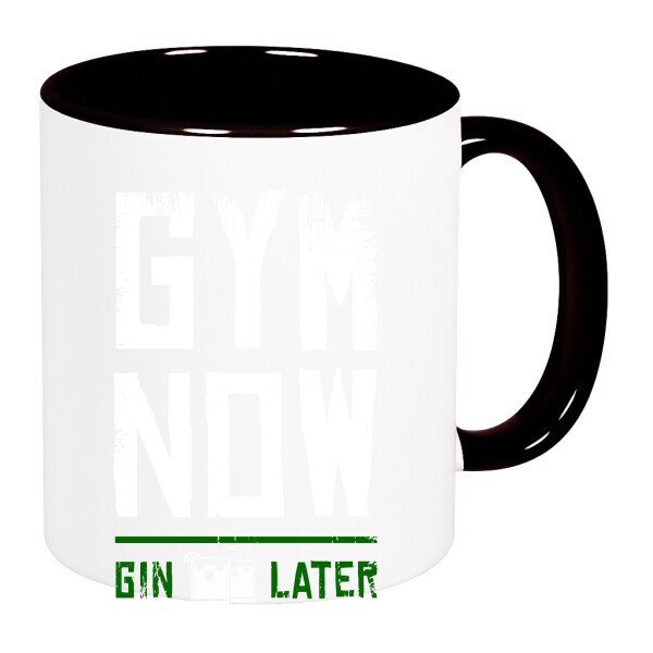 Színes fülű és belsejű bögre