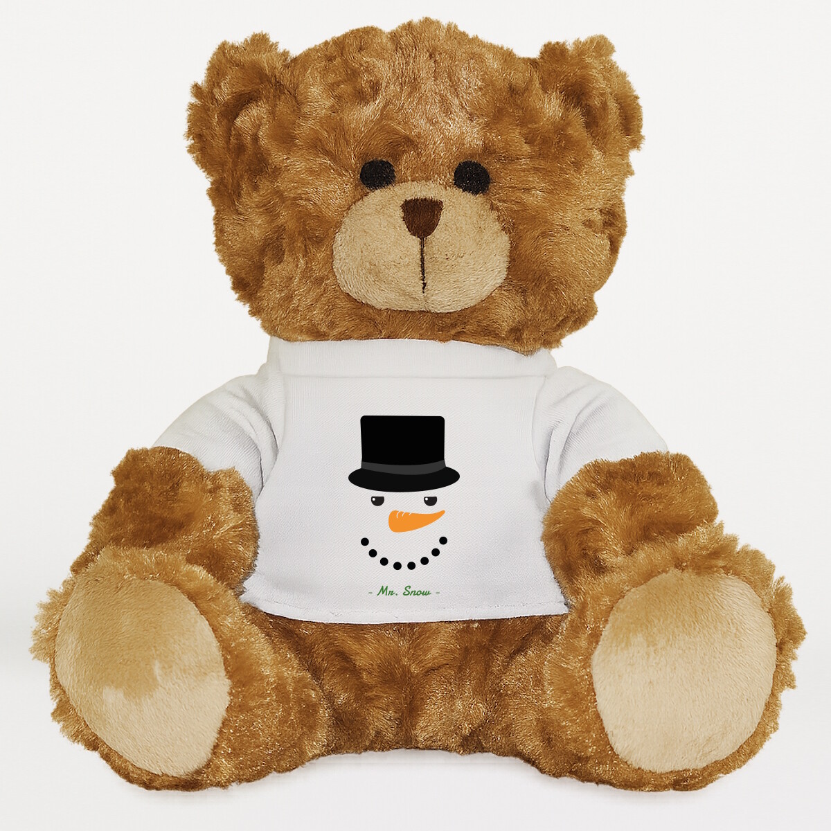 Plüssmaci egyedi pólóval