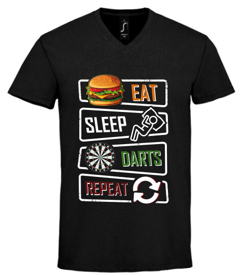 Unisex V nyakú póló