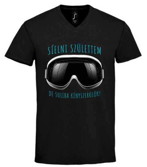 Unisex V nyakú póló