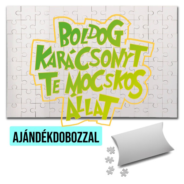 Puzzle - kirakó ajándékdobozzal