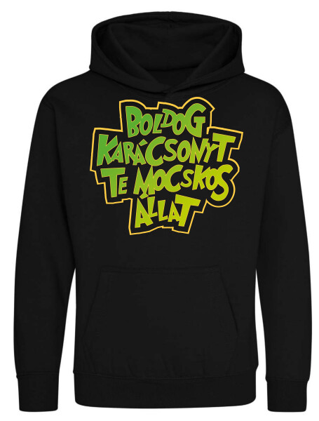 Kapucnis belebújós gyerek pulóver