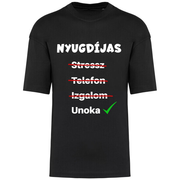 Prémium oversized unisex póló