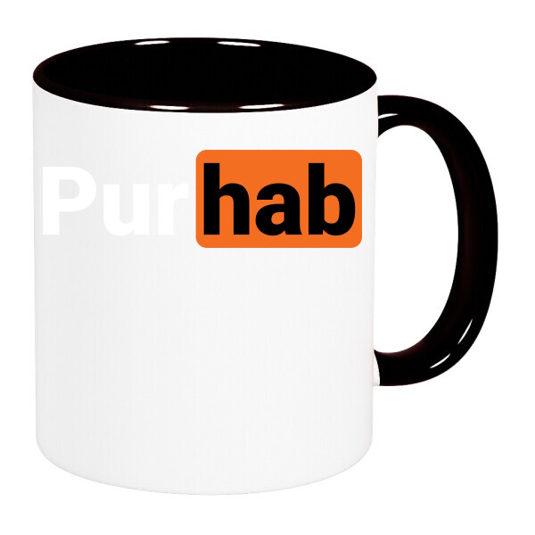 Színes fülű és belsejű bögre