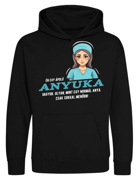 Kapucnis belebújós gyerek pulóver