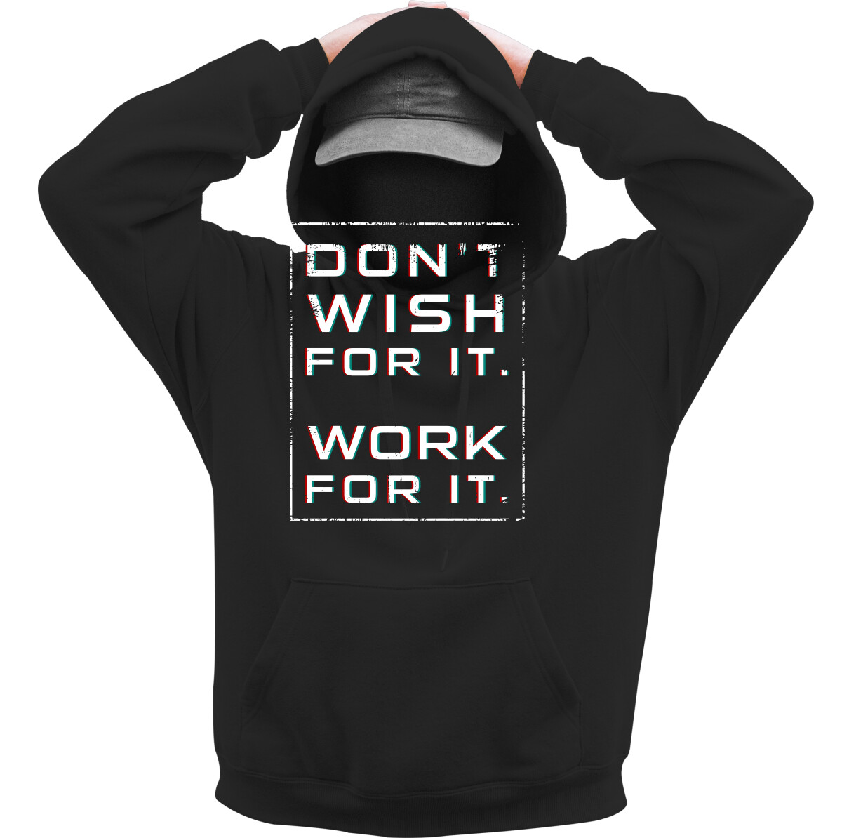 Kapucnis belebújós pulóver