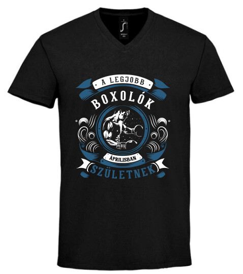 Unisex V nyakú póló