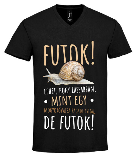 Unisex V nyakú póló